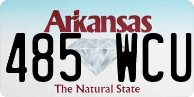 AR license plate 485WCU