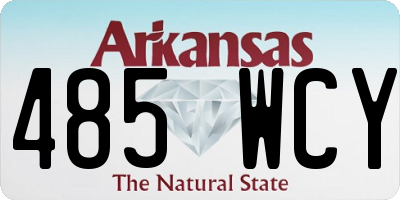 AR license plate 485WCY
