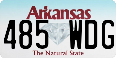 AR license plate 485WDG