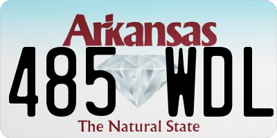 AR license plate 485WDL