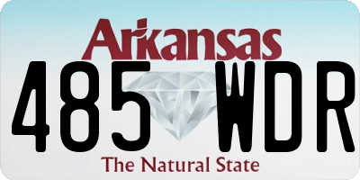 AR license plate 485WDR