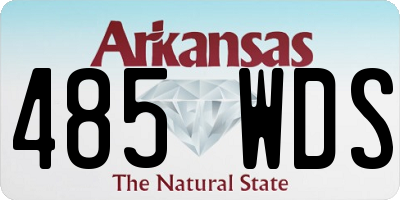 AR license plate 485WDS