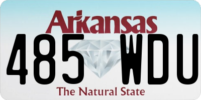 AR license plate 485WDU