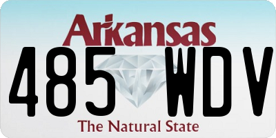 AR license plate 485WDV