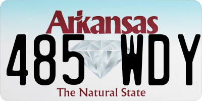 AR license plate 485WDY