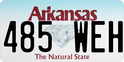 AR license plate 485WEH