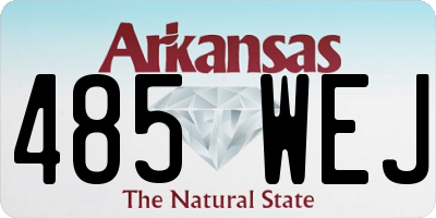AR license plate 485WEJ