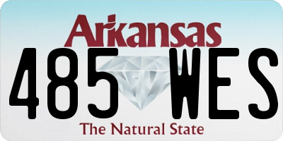 AR license plate 485WES