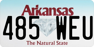 AR license plate 485WEU