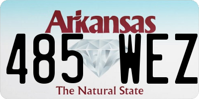 AR license plate 485WEZ