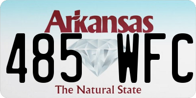 AR license plate 485WFC