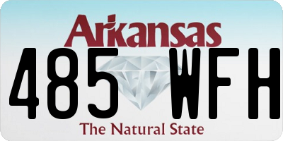 AR license plate 485WFH
