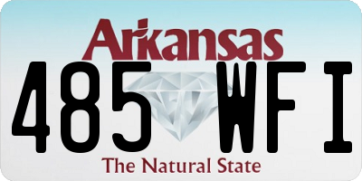 AR license plate 485WFI