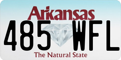 AR license plate 485WFL