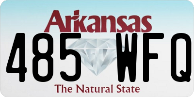 AR license plate 485WFQ