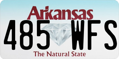 AR license plate 485WFS