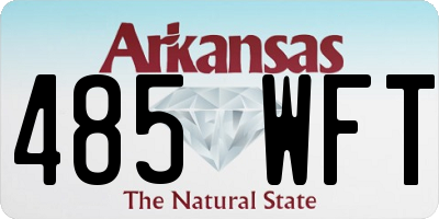 AR license plate 485WFT