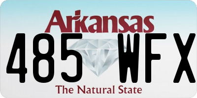 AR license plate 485WFX