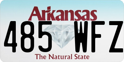AR license plate 485WFZ
