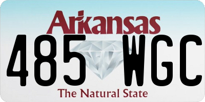 AR license plate 485WGC