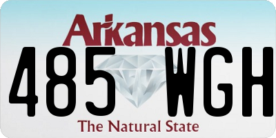 AR license plate 485WGH
