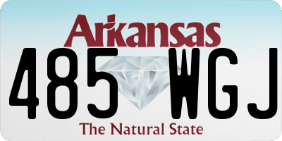 AR license plate 485WGJ