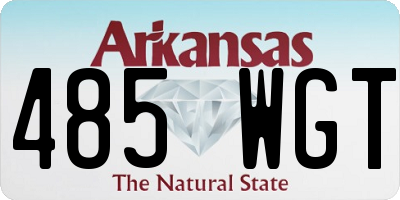 AR license plate 485WGT