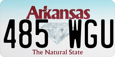 AR license plate 485WGU