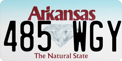 AR license plate 485WGY