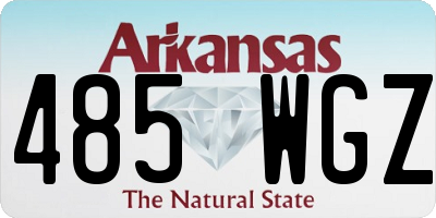 AR license plate 485WGZ