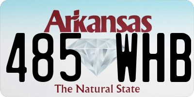 AR license plate 485WHB