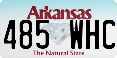 AR license plate 485WHC