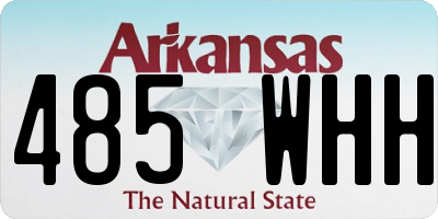 AR license plate 485WHH