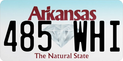 AR license plate 485WHI