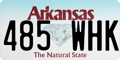 AR license plate 485WHK