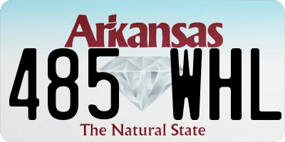 AR license plate 485WHL