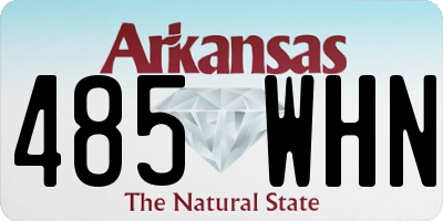 AR license plate 485WHN