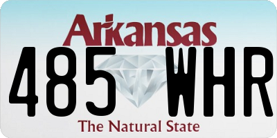 AR license plate 485WHR
