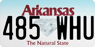 AR license plate 485WHU