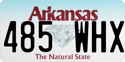 AR license plate 485WHX