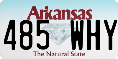 AR license plate 485WHY