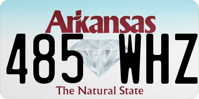 AR license plate 485WHZ