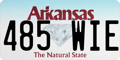 AR license plate 485WIE