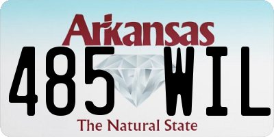 AR license plate 485WIL