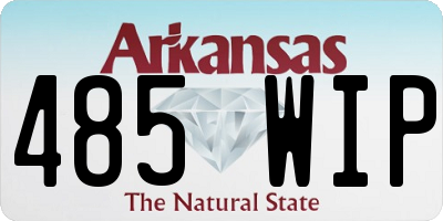 AR license plate 485WIP