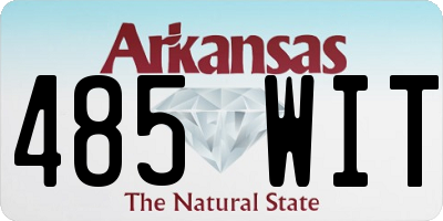 AR license plate 485WIT