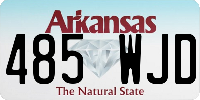 AR license plate 485WJD
