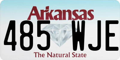 AR license plate 485WJE
