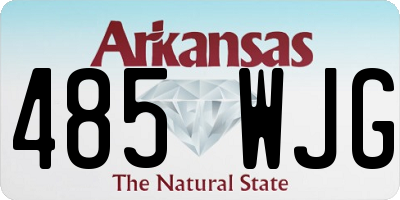 AR license plate 485WJG