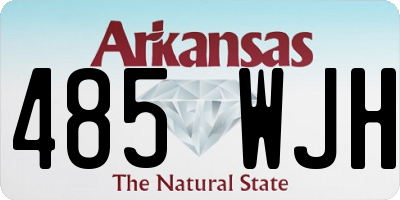 AR license plate 485WJH